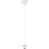 Witte Stoffen LED Hanglamp - Compacte LED lamp met E27 Verlichting per ruimte
