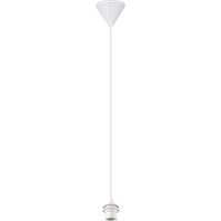 LED Hanglamp Trion Alpar - Witte Stoffen LED Hanglamp 12cm