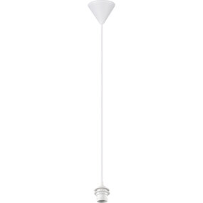 LED Hanglamp Trion Alpar - Witte Stoffen LED Hanglamp 12cm LED Hanglamp Trion Alpar - Witte Stoffen LED Hanglamp 12cm