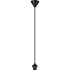 Black LED Pendant Lamp Trion Alpar - Round, 12cm, E27 Fitting