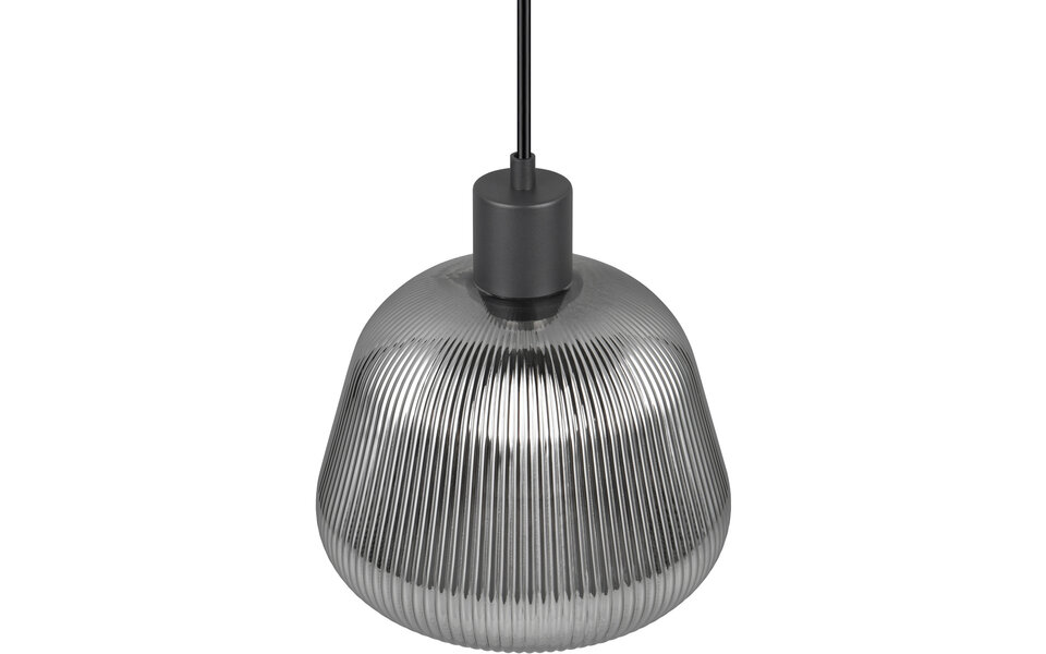 HLW LED LED Pendant Lamp Trion Arif - Black Metal LED Pendant Lamp with E27 Fitting