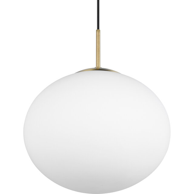 HLW LED Metalen Gouden LED Hanglamp Trion Ferdi - Rond, Mat Messing, E27 Fitting