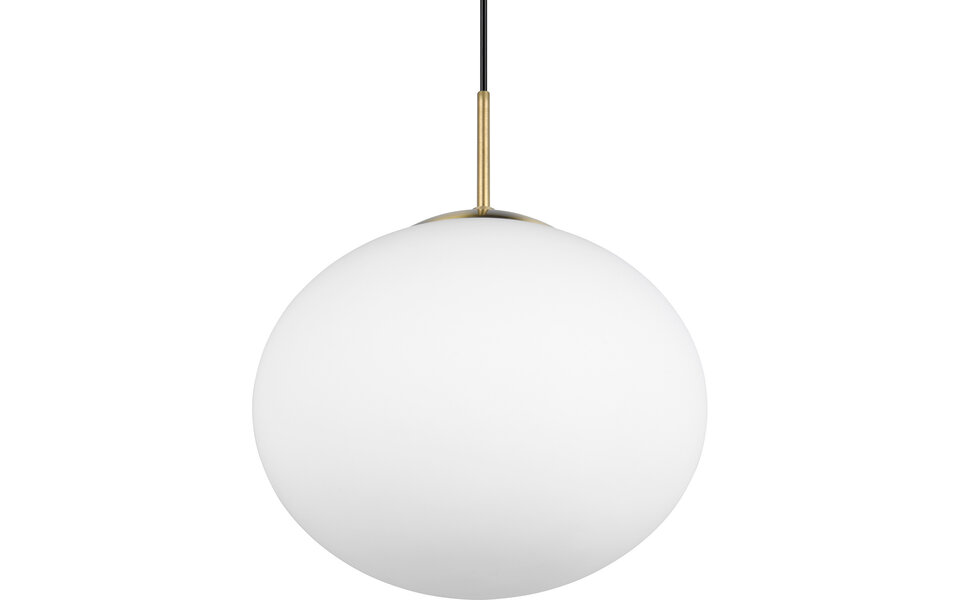 HLW LED Metal Gold LED Pendant Lamp Trion Ferdi - Round, Matte Brass, E27 Fitting