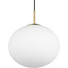 HLW LED Metal Gold LED Pendant Lamp Trion Ferdi - Round, Matte Brass, E27 Fitting