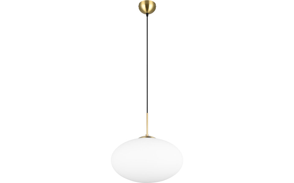 HLW LED Metalen Gouden LED Hanglamp Trion Ferdi – 1-lichts, E27, 40cm Rond HLW LED Metalen Gouden LED Hanglamp Trion Ferdi – 1-lichts, E27, 40cm Rond