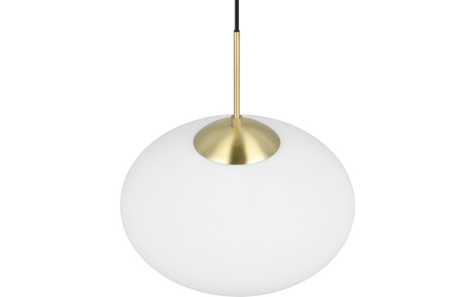 HLW LED Metal Gold LED Pendant Lamp Trion Ferdi – 1-light, E27, 40cm Round