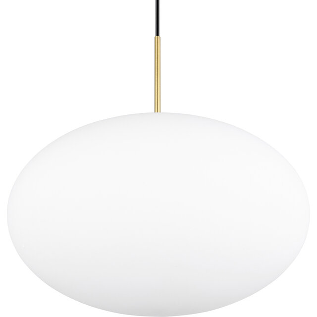 HLW LED Metal Gold LED Pendant Lamp Trion Ferdi – 1-light, E27, 40cm Round