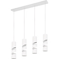 LED Pendant Lamp Matte White - Metal 4-light LED Lamp with GU10 Fitting LED Pendant Lamp Matte White - Metal 4-light LED Lamp with GU10 Fitting