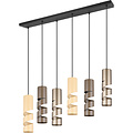 Moderne Metalen LED Hanglamp Trion Meser - 6-lichts LED lamp met GU10 fitting Moderne Metalen LED Hanglamp Trion Meser - 6-lichts LED lamp met GU10 fitting