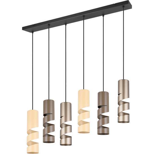 LED Hanglamp Trion Meser - Metalen 6-lichts LED lamp Verlichting per ruimte LED Hanglamp Trion Meser - Metalen 6-lichts LED lamp Verlichting per ruimte