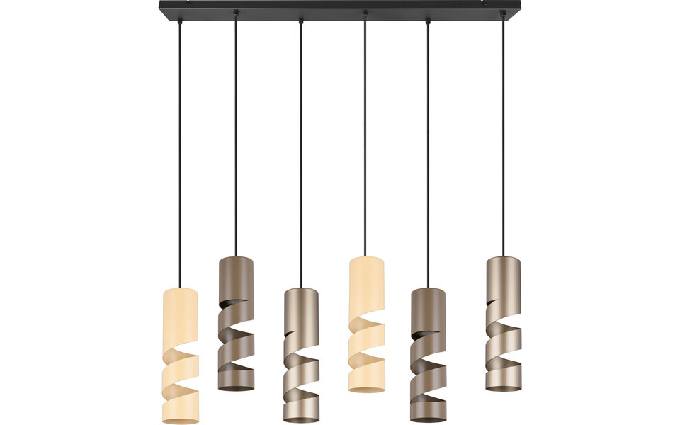 HLW LED Moderne Metalen LED Hanglamp Trion Meser - 6-lichts LED lamp met GU10 fitting HLW LED Moderne Metalen LED Hanglamp Trion Meser - 6-lichts LED lamp met GU10 fitting