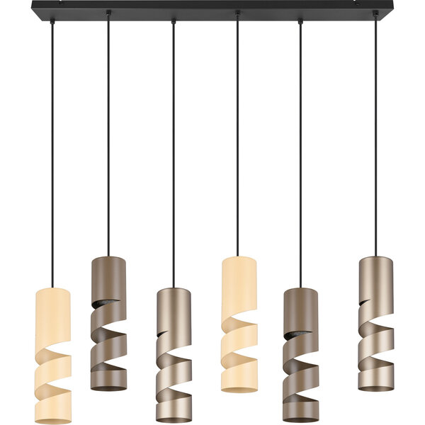 HLW LED Moderne Metalen LED Hanglamp Trion Meser - 6-lichts LED lamp met GU10 fitting HLW LED Moderne Metalen LED Hanglamp Trion Meser - 6-lichts LED lamp met GU10 fitting