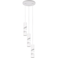 LED Pendant Lamp Trion Meser - Matte White, Metal 3-light Design