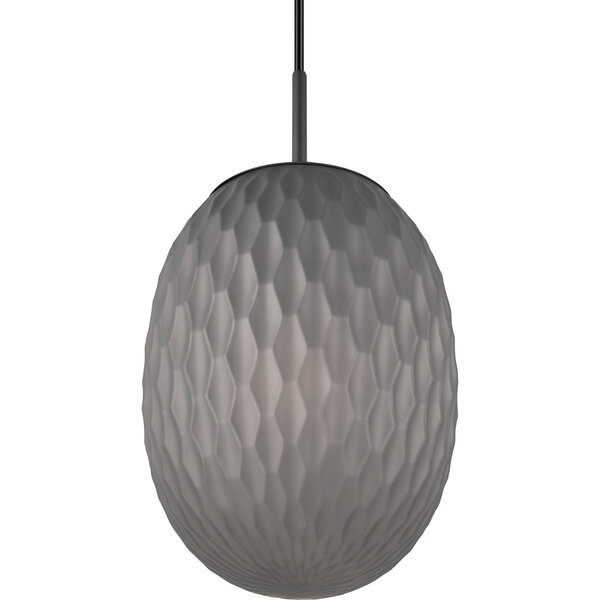 HLW LED Zwarte LED Hanglamp - Metalen LED Hanglamp met Rookkleurig Glas en E27 Fitting HLW LED Zwarte LED Hanglamp - Metalen LED Hanglamp met Rookkleurig Glas en E27 Fitting