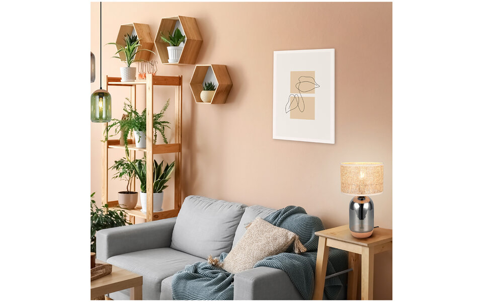 HLW LED Matte Black LED Pendant Lamp - Metal 3-light E27 Trion Crog