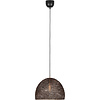 Bronze Metal LED Pendant Lamp - 36 cm, Adjustable