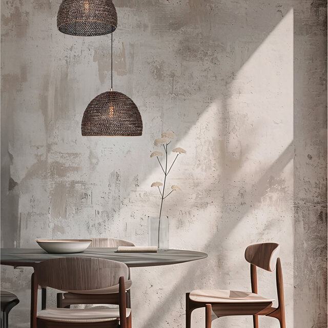 Bronzen metalen LED hanglamp van 36 cm met verstelbare hoogte en modern design, 10W vermogen