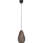 HLW LED Elegant Metal LED Pendant Lamp - Bronze LED Lamp 23 cm Round - Adjustable