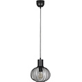 Modern Metal LED Pendant Lamp - Black Trion Alia with E27 Fitting, Adjustable