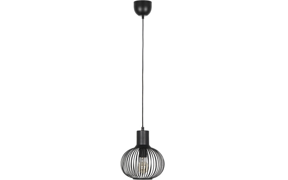 HLW LED Modern Metal LED Pendant Lamp - Black Trion Alia with E27 Fitting, Adjustable