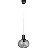 Mat Zwarte LED Hanglamp - Metalen Trion Alia, E27 Fitting Verlichting per ruimte