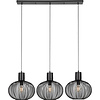 LED Pendant Lamp Trion Alia - Matte Black Metal 3-Light E27 LED Pendant Lamp Trion Alia - Matte Black Metal 3-Light E27
