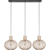 LED Pendant Lamp Trion Alia - Metal 3-Light LED Lamp Sand