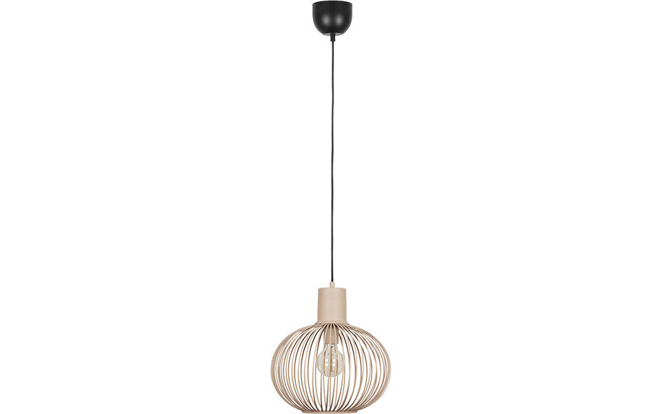 HLW LED Modern Metal LED Pendant Lamp Trion Alia - E27 Fitting, 33cm Round, Sand Color HLW LED Modern Metal LED Pendant Lamp Trion Alia - E27 Fitting, 33cm Round, Sand Color