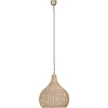 LED Hanglamp Trion Jen - Rond 35.5 cm met jute lichtvenster