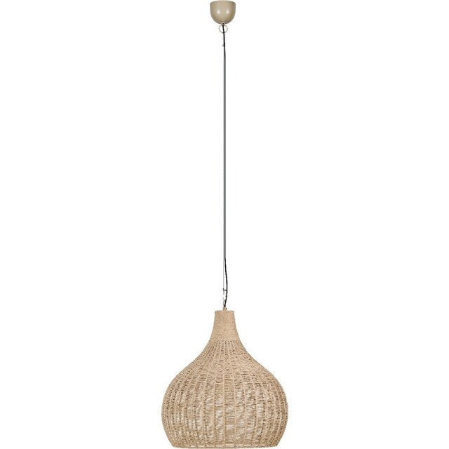LED Hanglamp Trion Jen - Rond 35.5 cm met jute lichtvenster Verlichting per ruimte