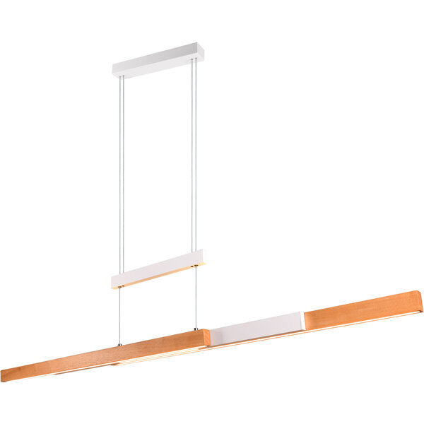 HLW LED 45W LED Hanglamp - Mat Wit, Metalen LED Hanglamp Trion Trojan Up and Down HLW LED 45W LED Hanglamp - Mat Wit, Metalen LED Hanglamp Trion Trojan Up and Down