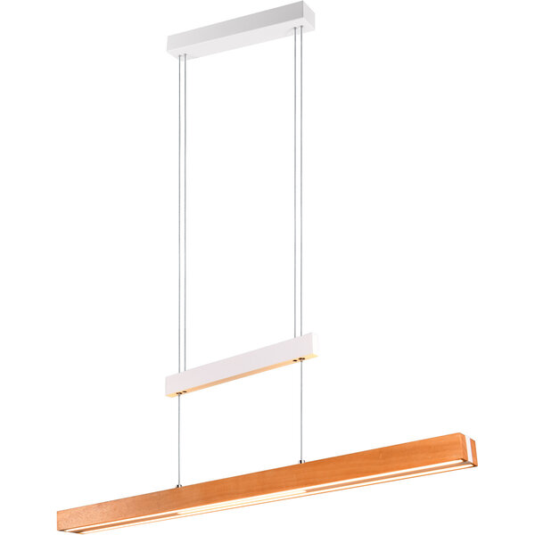 HLW LED 45W LED Hanglamp - Mat Wit, Metalen LED Hanglamp Trion Trojan Up and Down HLW LED 45W LED Hanglamp - Mat Wit, Metalen LED Hanglamp Trion Trojan Up and Down