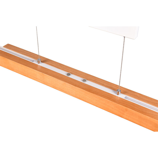 HLW LED 45W LED Pendant Lamp - Matt White, Metal LED Pendant Lamp Trion Trojan Up and Down