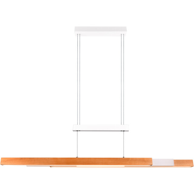 HLW LED 45W LED Hanglamp - Mat Wit, Metalen LED Hanglamp Trion Trojan Up and Down