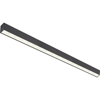 Linear LED Pendant Lamp 40W - Black & White LED Lamp - 120cm