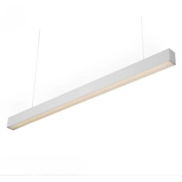 HLW LED 40W LED Hanglamp Kozolux Tina - Witte Lineaire LED lamp 120cm met 3in1 CCT HLW LED 40W LED Hanglamp Kozolux Tina - Witte Lineaire LED lamp 120cm met 3in1 CCT