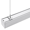 HLW LED 40W LED Pendant Lamp Kozolux Tina - White Linear LED Lamp 120cm with 3in1 CCT