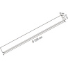 HLW LED 40W LED Pendant Lamp Kozolux Tina - White Linear LED Lamp 120cm with 3in1 CCT