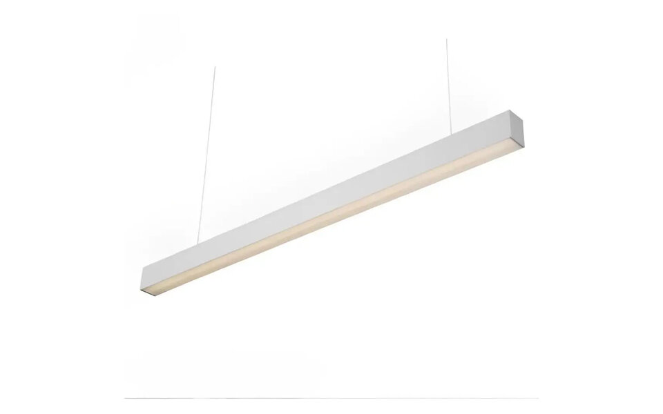 HLW LED Lineaire Witte LED Hanglamp 40W - Neutraal Wit 4000K LED Lamp 120cm HLW LED Lineaire Witte LED Hanglamp 40W - Neutraal Wit 4000K LED Lamp 120cm