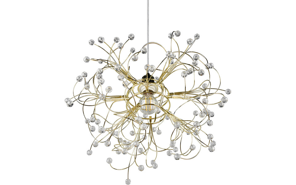 HLW LED Gouden LED Hanglamp Mat Goud - E27 Fitting, Verstelbare LED Lamp HLW LED Gouden LED Hanglamp Mat Goud - E27 Fitting, Verstelbare LED Lamp