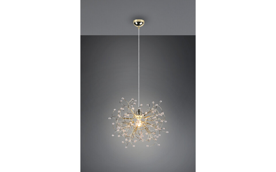 HLW LED Gouden LED Hanglamp Mat Goud - E27 Fitting, Verstelbare LED Lamp HLW LED Gouden LED Hanglamp Mat Goud - E27 Fitting, Verstelbare LED Lamp