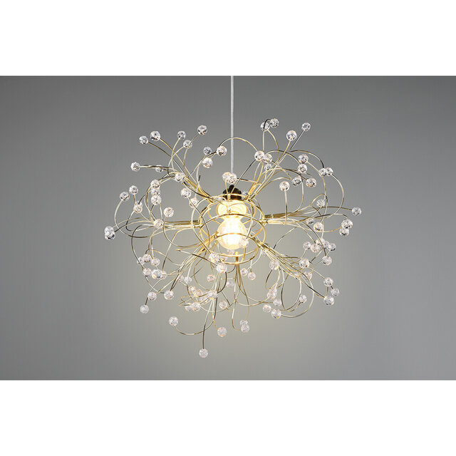 HLW LED Gouden LED Hanglamp Mat Goud - E27 Fitting, Verstelbare LED Lamp HLW LED Gouden LED Hanglamp Mat Goud - E27 Fitting, Verstelbare LED Lamp