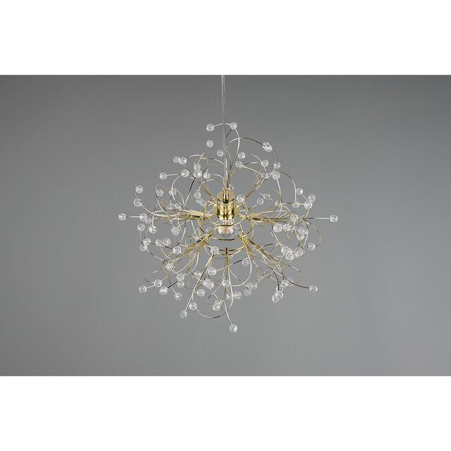 HLW LED Gouden LED Hanglamp Mat Goud - E27 Fitting, Verstelbare LED Lamp HLW LED Gouden LED Hanglamp Mat Goud - E27 Fitting, Verstelbare LED Lamp