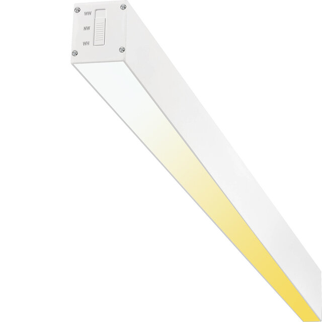 Lineaire Witte LED Hanglamp 40W - Kozolux Tino 120cm Verlichting per ruimte