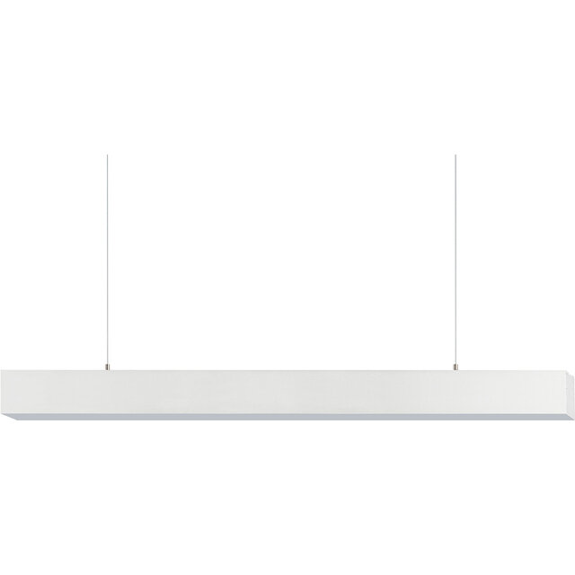 Lineaire witte LED hanglamp 40W met modern design en helder daglicht wit 6500K Lineaire witte LED hanglamp 40W met modern design en helder daglicht wit 6500K