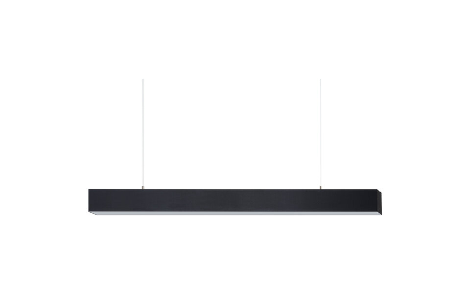 HLW LED Kozolux Tino Linear LED Pendant Lamp 40W - Black & White LED Lamp, Warm White