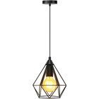 HLW LED LED Pendant Lamp Aigi Elsa - Classic Black LED Pendant Lamp with E27 Fitting