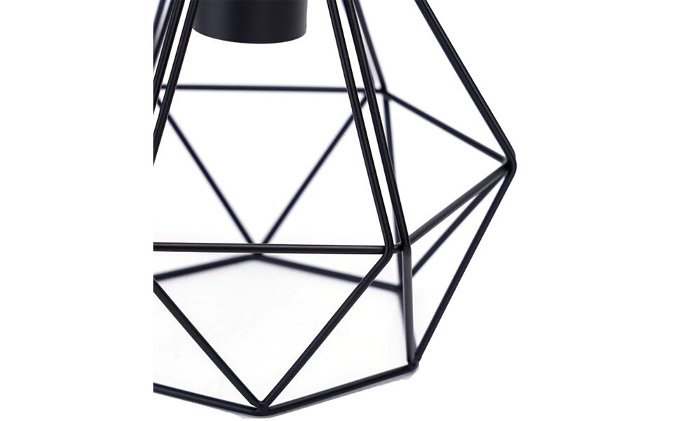 HLW LED LED Hanglamp Aigi Elsa - Klassieke Zwarte LED Hanglamp met E27 Fitting HLW LED LED Hanglamp Aigi Elsa - Klassieke Zwarte LED Hanglamp met E27 Fitting