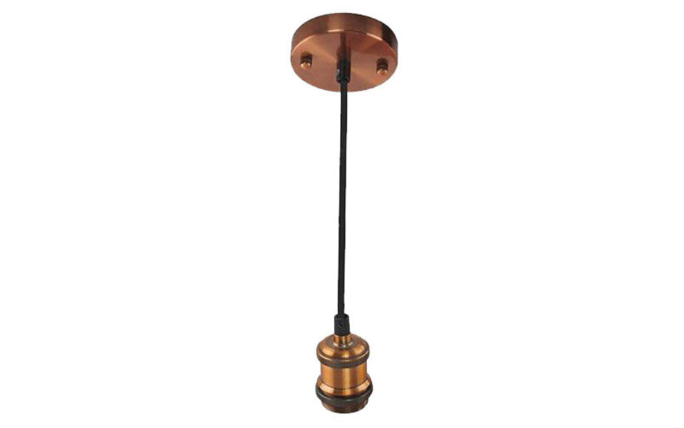 HLW LED Industrial LED Pendant Lamp - Round Matte Copper Aluminum - E27 Fitting