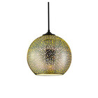 HLW LED LED Hanglamp 3D Quanta - Rond Chroom Glas, Verstelbare Hoogte, E27